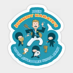 Super Awesome Ninja Army Sticker